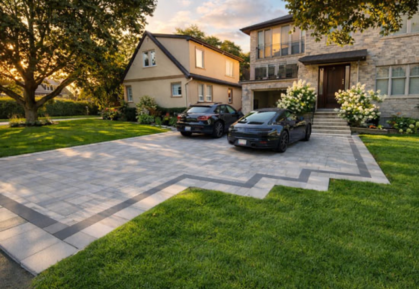 Interlock driveway